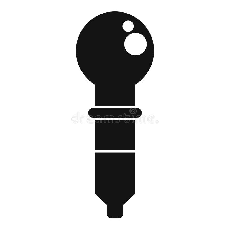 Tropfflüssigkeit für das Testsymbol vektor abbildung