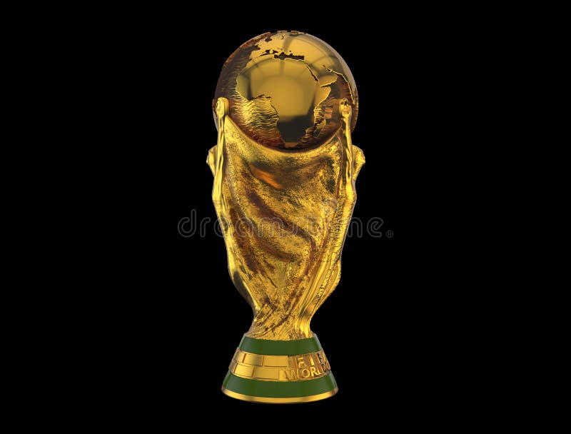 Trophée De La Coupe Des Nations D'afrique D'or Isolé Illustration Stock -  Illustration du tournoi, monde: 227685838