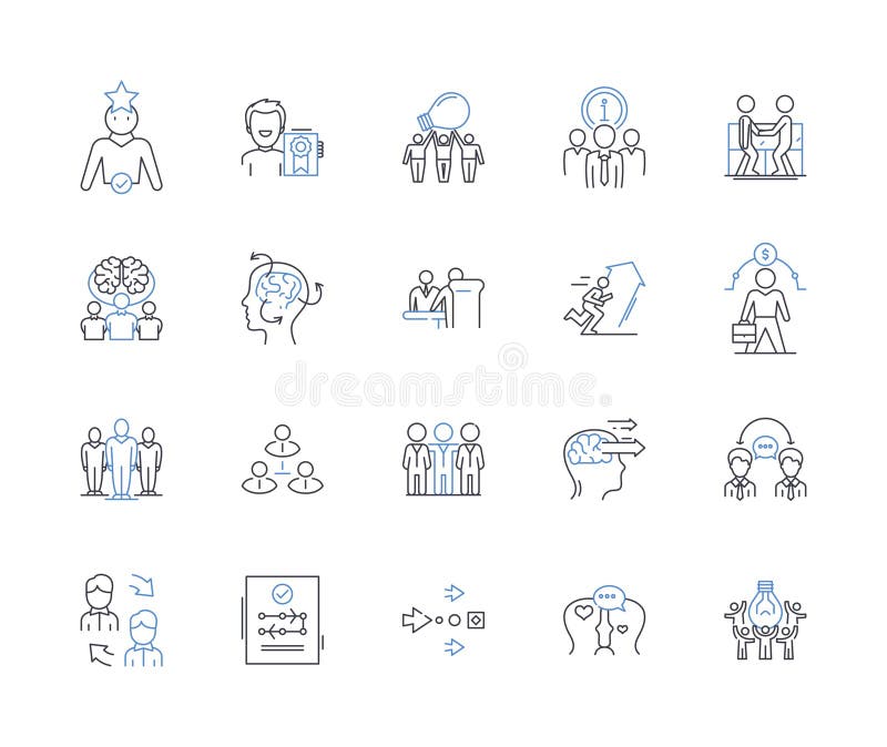 Trophies line icons collection. Honors, Awards, Recognitions, Celebrations, Accolades, Achievements, Medals vector and