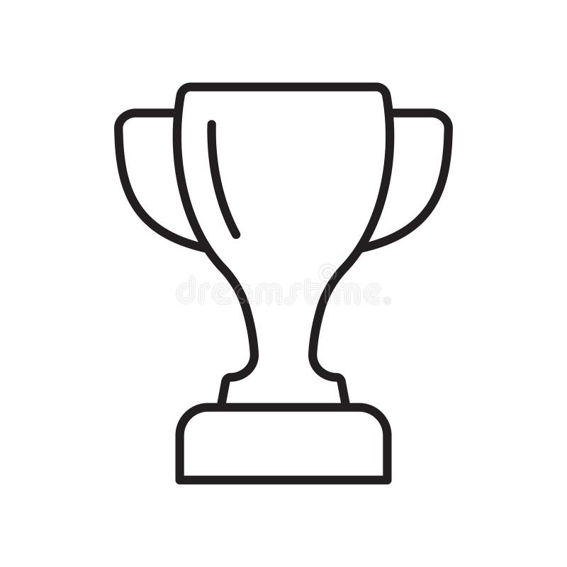 Trophy Icon. Trophy Cup, Winner Cup, Victory Cup Icon. Reward Symbol