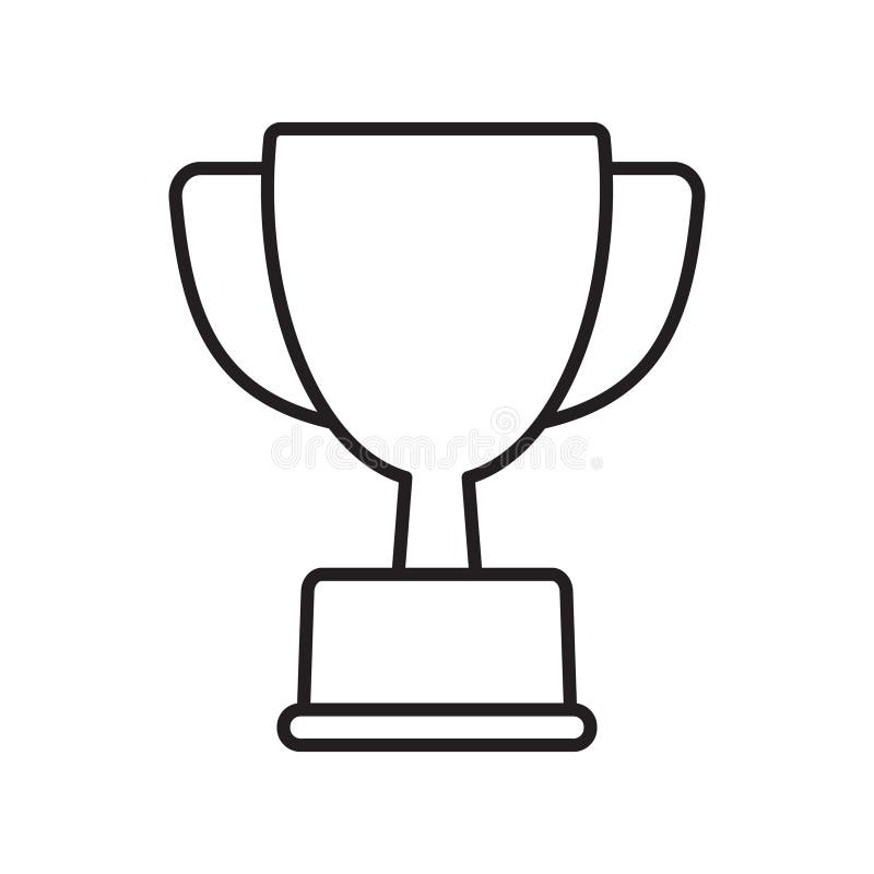 Trophy Line Icon. Trophy Cup, Winner Cup, Victory Cup Vector Icon
