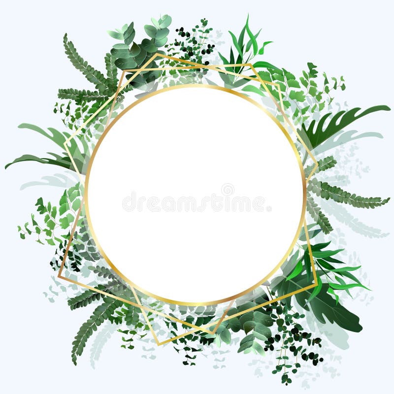 Tropical banner with green palm leaves on white background. Seasonal poster in trendy paper cut style. Design template for print stock illustration Tropical banner with green palm leaves on white background. Seasonal poster in trendy paper cut style. Design template for print stock illustration