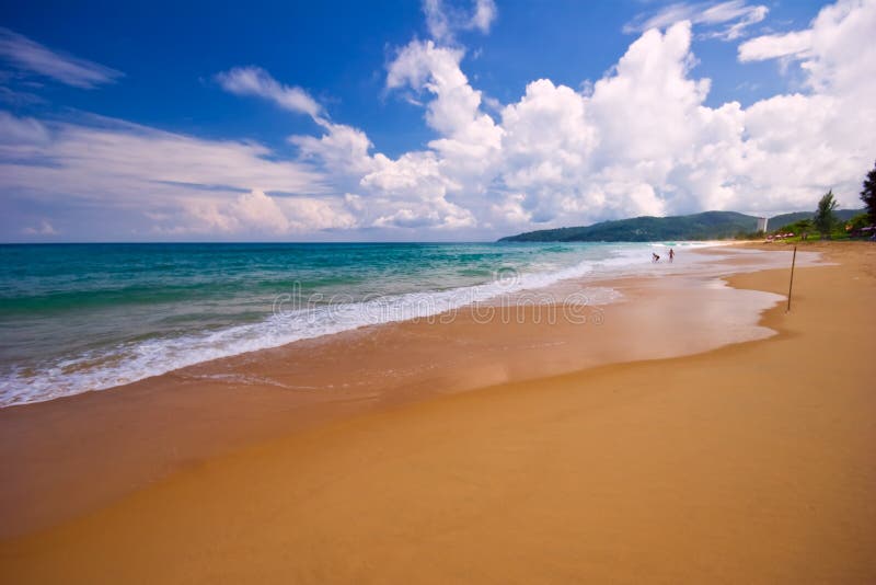 Tropical beach stock photography