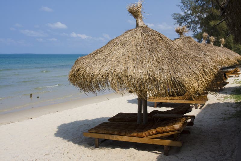 Tropical beach in Cambodia