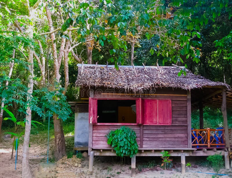 Tropical beach houses in Thailand