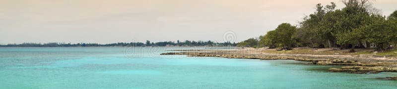 Tropical beach panorama