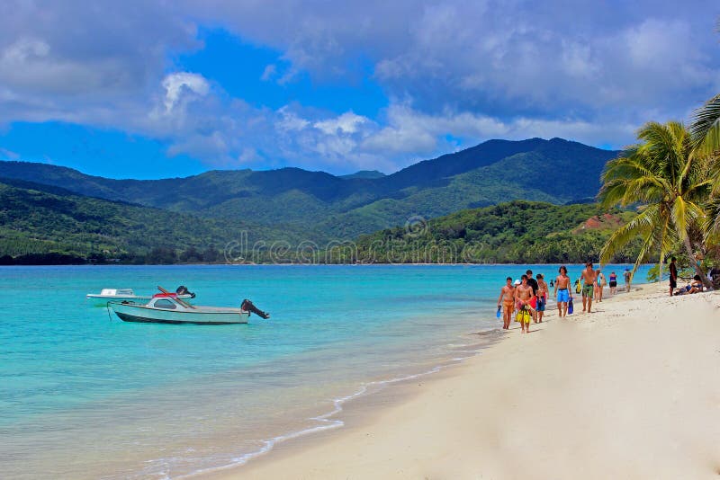 Tropical beach in Vanuatu, South Pacific