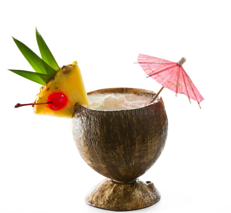 Tropical coconut drink