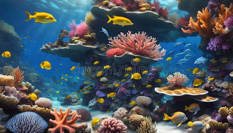 Tropical Fish Aquarium Under Ocean T-Shirt Tropical Fish Aquarium Under Ocean T-Shirt