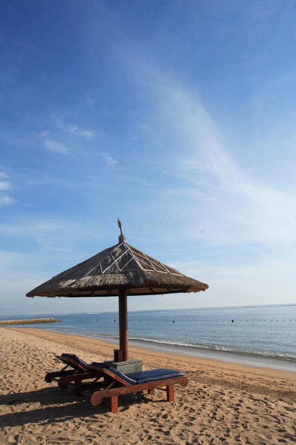 Gazebo at beautiful beach. Gazebo at beautiful beach