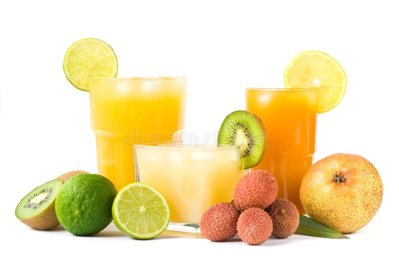 Tropical drinks stock photos
