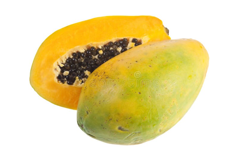 Papaya stock image. Image of taste, isolated, freshness 4898583