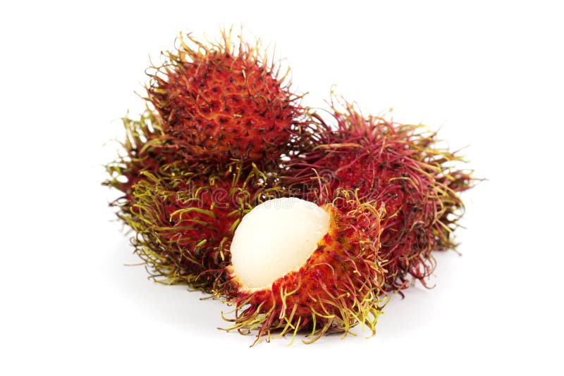 Tropical fruit rambutan stock photo. Image of juicy, nutrition 42770646