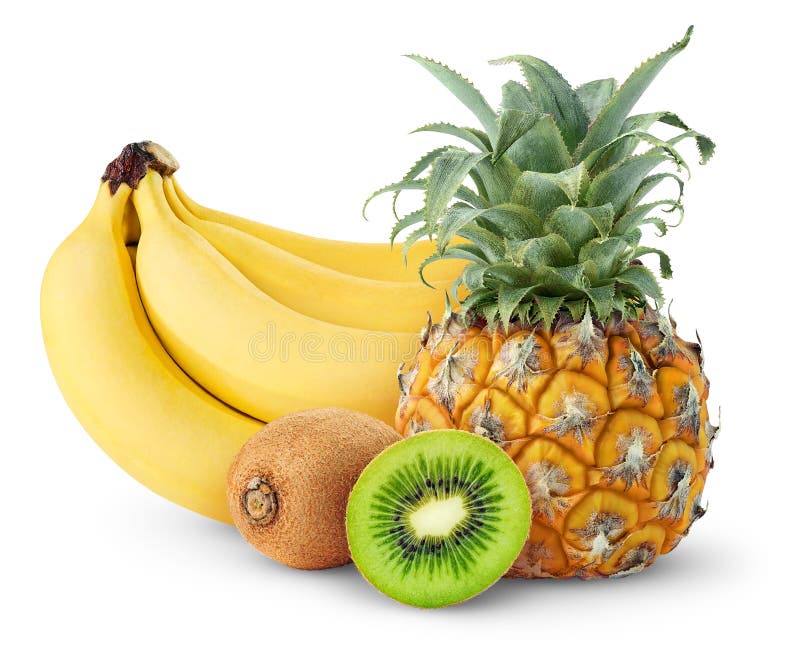 Isolated tropical fruits stock image Isolated tropical fruits stock image