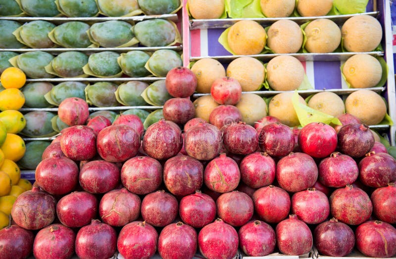 Tropical Fruits at the Market in Egypt Stock Image Image of background, province 83835861