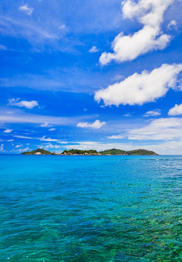 Tropical island stock photo. Image of