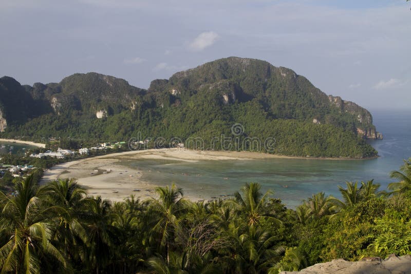 Tropical Island, Bird Eye View Stock Image Image of landscape, aerial