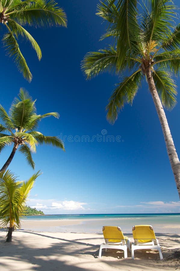 Tropical Island Vacation stock image. Image
