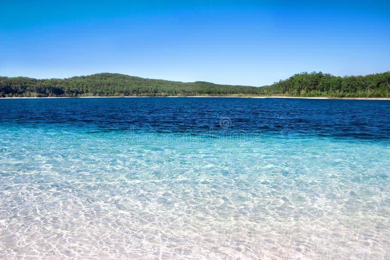 Hermoso azul agua de, isla,,.