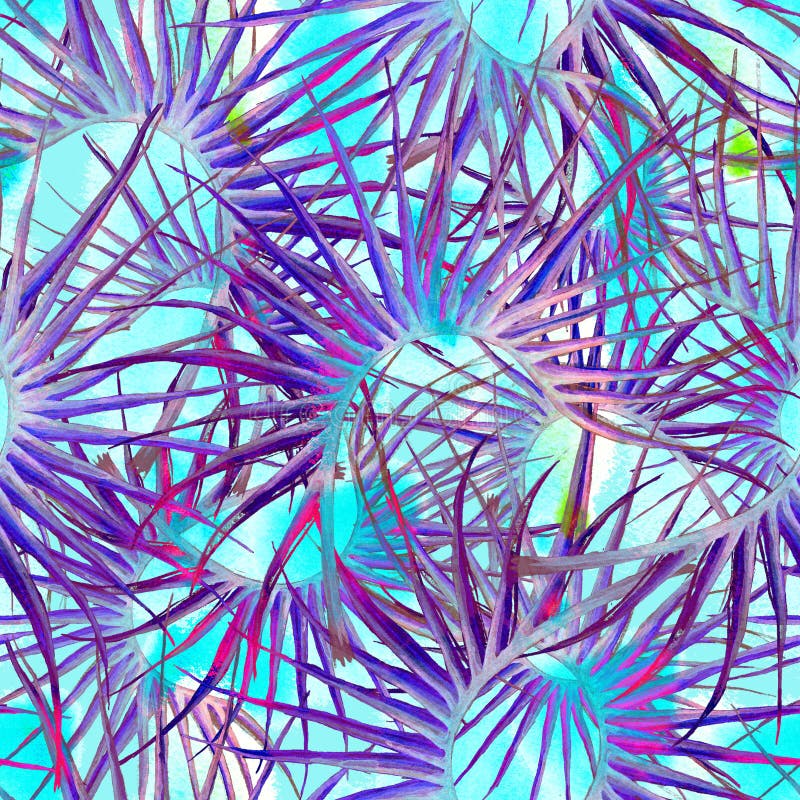 Tropical Purple Seamless Pattern. Summer Jungle vector illustration Tropical Purple Seamless Pattern. Summer Jungle vector illustration