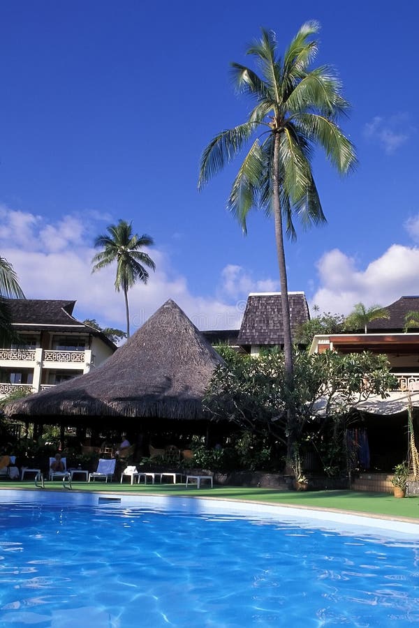 Tropical Resort, Tahiti.