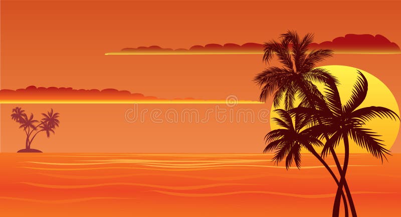 Tropical sunset