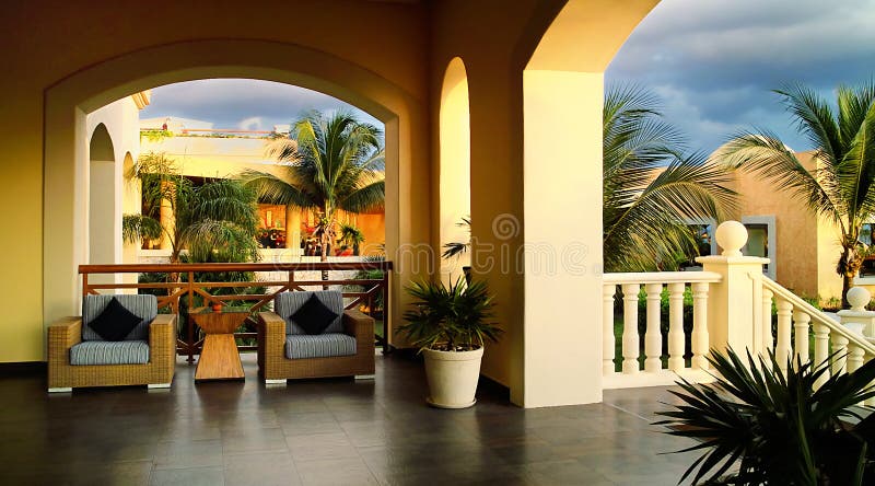 Tropical terrace