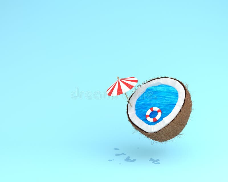 Tropikalny plażowy pojęcie robić koks z basenu pławikiem i s zdjęcia royalty free Tropikalny plażowy pojęcie robić koks z basenu pławikiem i s zdjęcia royalty free