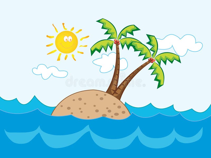 Tropikalny rajskiej wyspy