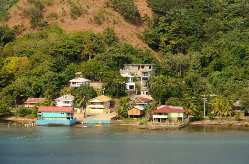 Tropische kustlandschappen royalty-vrije stock foto