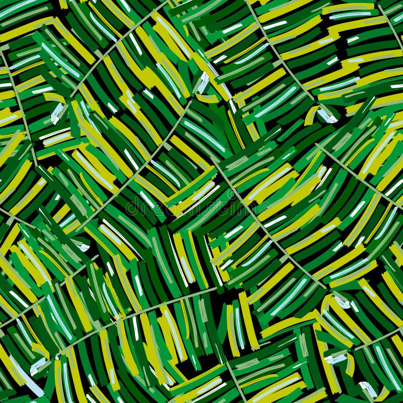 Tropisch patroon, palmbladen naadloze vector bloemenachtergrond Exotische installatie vector illustratie Tropisch patroon, palmbladen naadloze vector bloemenachtergrond Exotische installatie vector illustratie