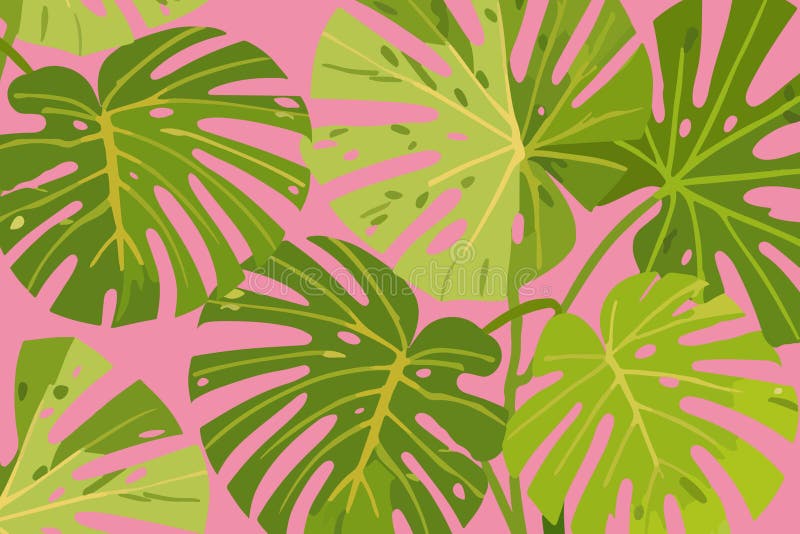 Tropische Blattvektor-Abbildung. üppige Blätter in lebendigem botanischem Design. vektor abbildung