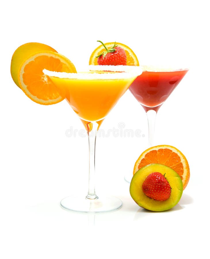 Tropische Cocktails royalty-vrije stock afbeelding