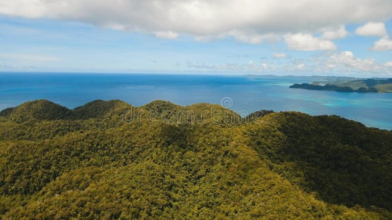 Tropische Lagune der Vogelperspektive, Meer, Strand Tropische Insel Siargao, Philippinen stockfoto Tropische Lagune der Vogelperspektive, Meer, Strand Tropische Insel Siargao, Philippinen stockfoto