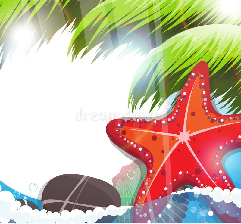 Tropische Selebensdauer stock abbildung