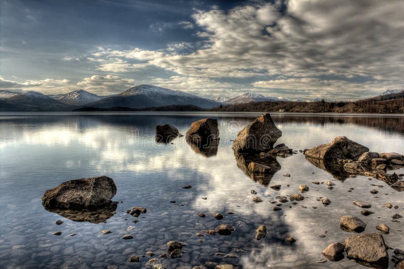Trossachs, Loch Lomond fotografia stock libera da diritti Trossachs, Loch Lomond fotografia stock libera da diritti