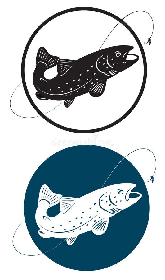 Trota royalty illustrazione gratis Trota royalty illustrazione gratis