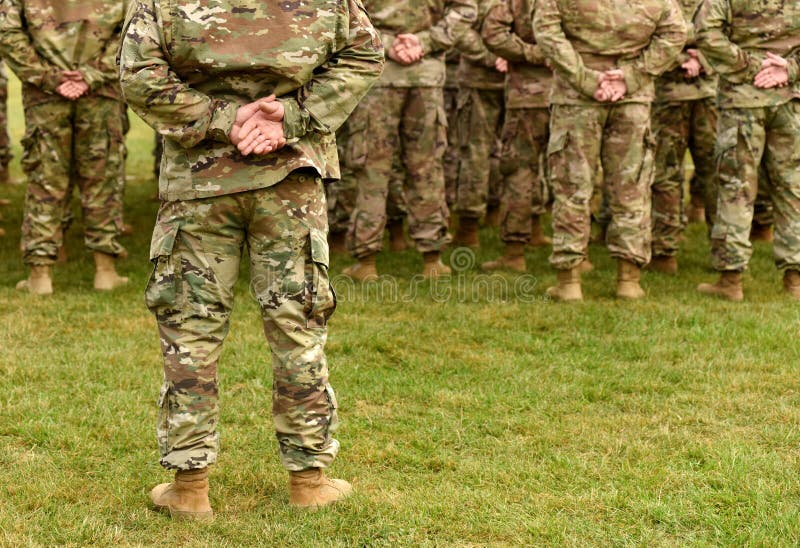 Troupes des USA Soldats des USA L'armée américain images stock Troupes des USA Soldats des USA L'armée américain images stock