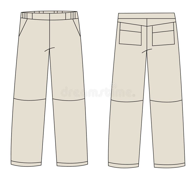 Trousers vector