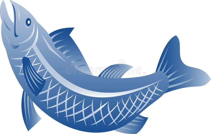 Download Trout fish jumping stock vector. Illustration of outdoor ...