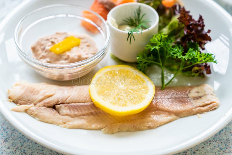 Trout fish steak stock photo. Image of seafood, rainbow 151780668