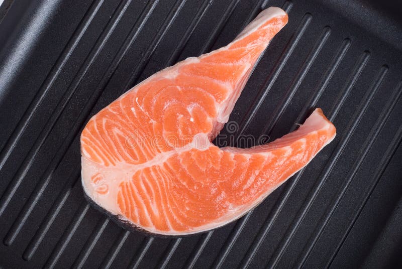 Trout Steak with Lemon Asparagus Stock Photo Image of flatlay, bake