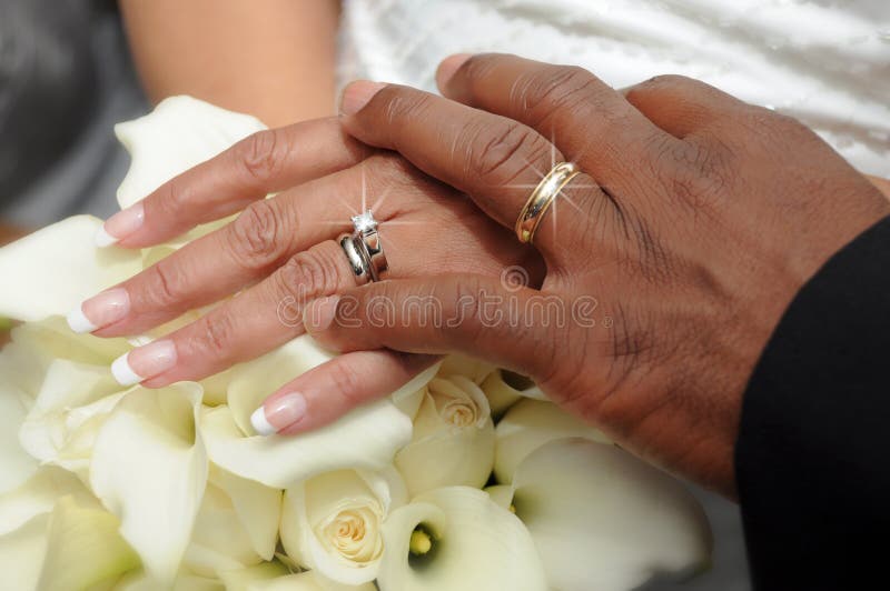 Trouwringen royalty-vrije stock afbeelding