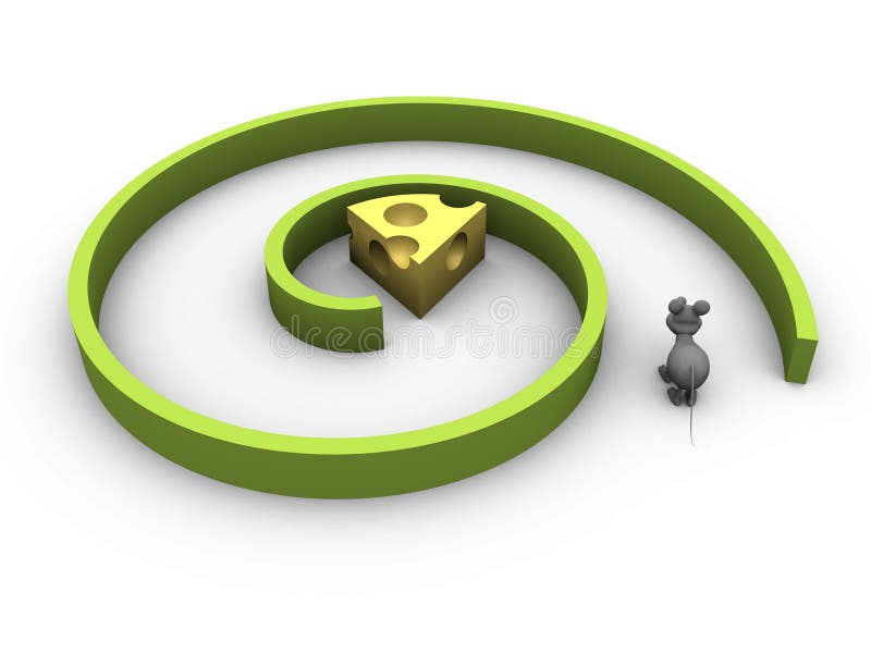 Trovi il formaggio illustrazione di stock Trovi il formaggio illustrazione di stock
