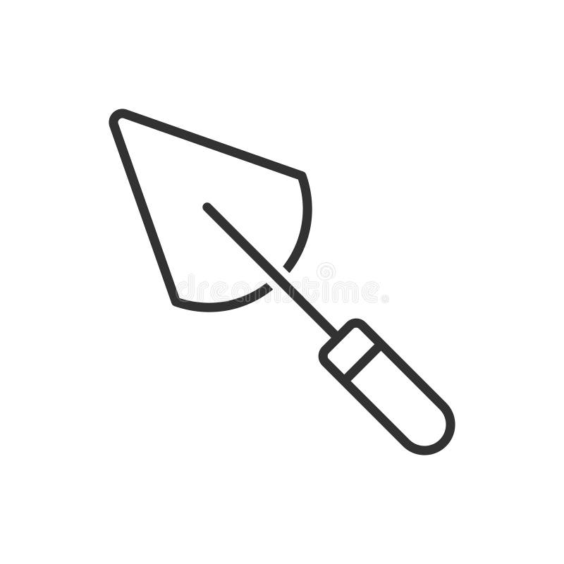 Trowel Icon - Construction Tool Icon royalty free illustration