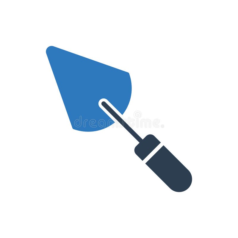 Trowel Icon - Construction Tool Icon stock illustration
