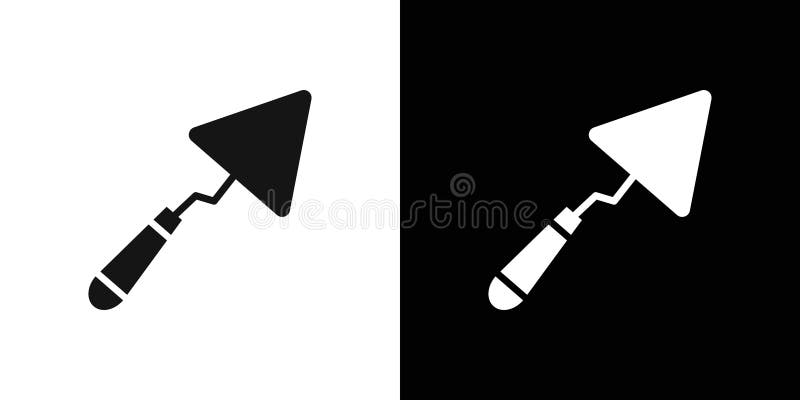 Trowel icon logo set vector stock illustration