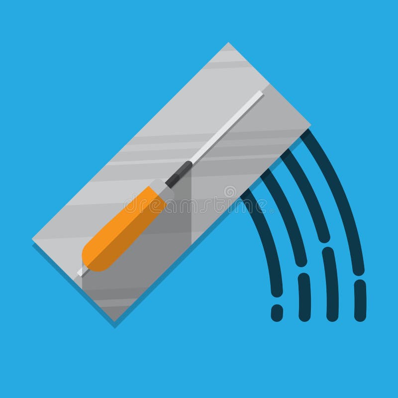 Trowel icon. vector illustration