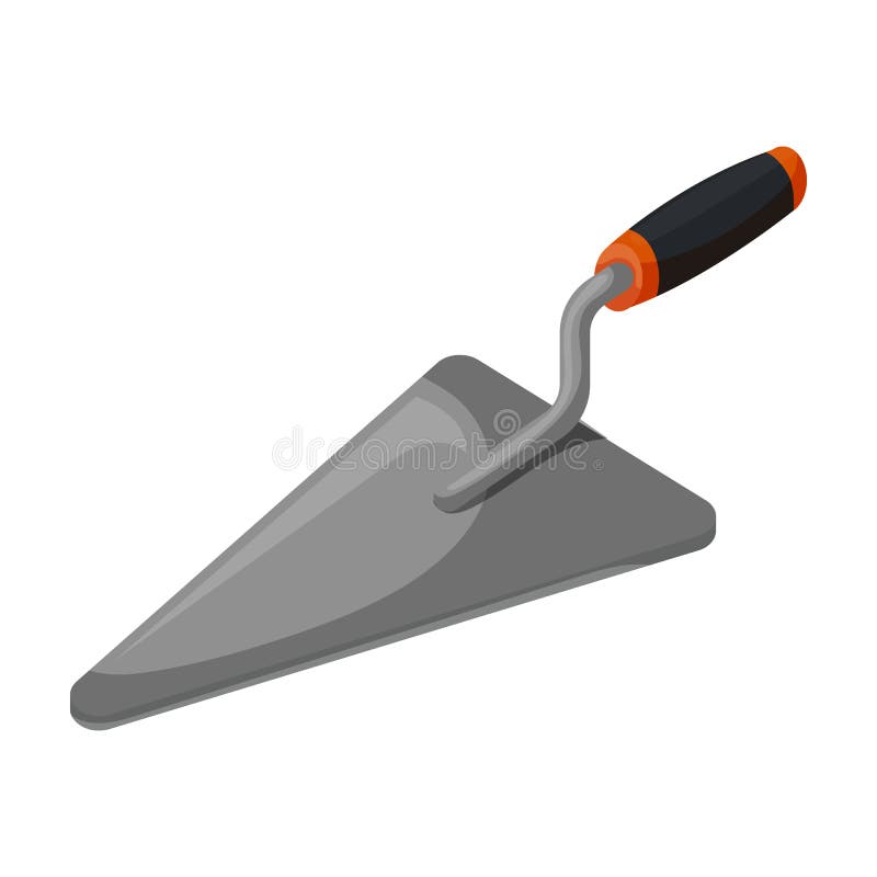 Trowel Vector Icon.Cartoon Vector Icon Isolated On White Background