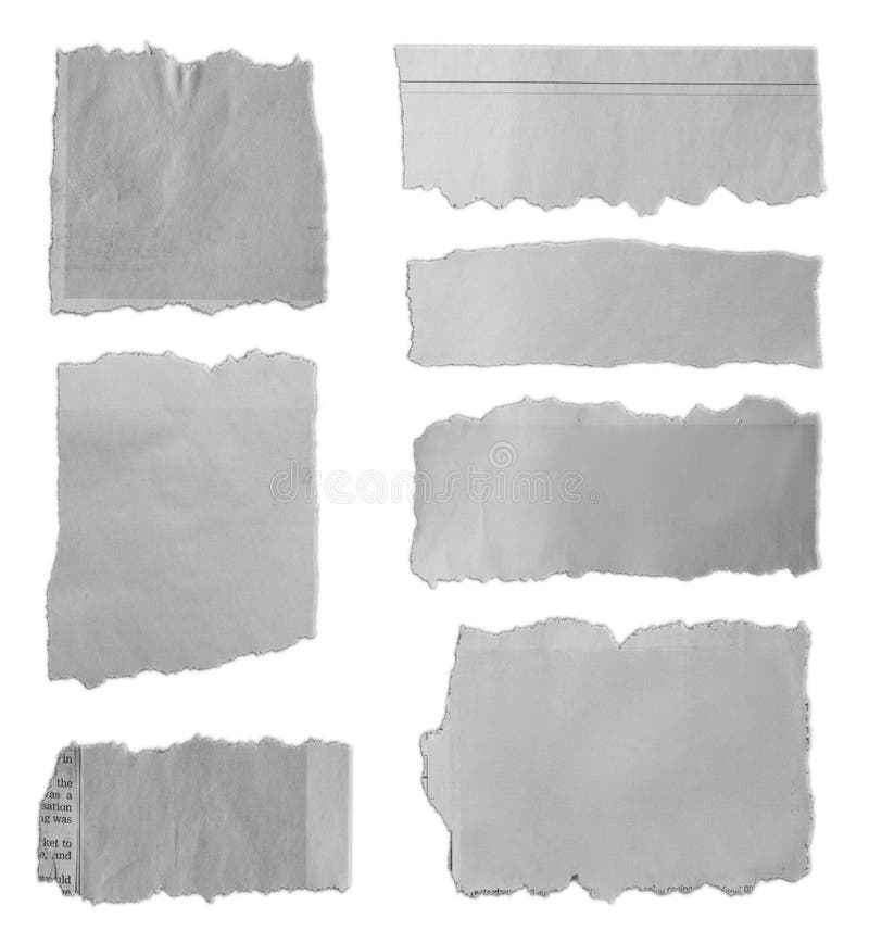 Trozos de papel rasgados fotos de archivo libres de regalías Trozos de papel rasgados fotos de archivo libres de regalías